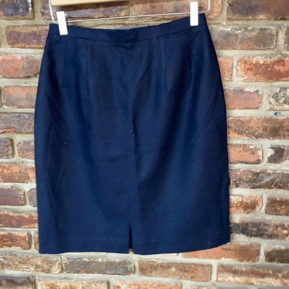 Morton Bernard Vintage Wool Straight Pencil Skirt Women's Size 8
